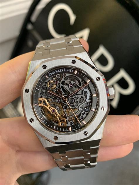 black skeleton ap watch|audemars piguet royal oak open worked skeleton.